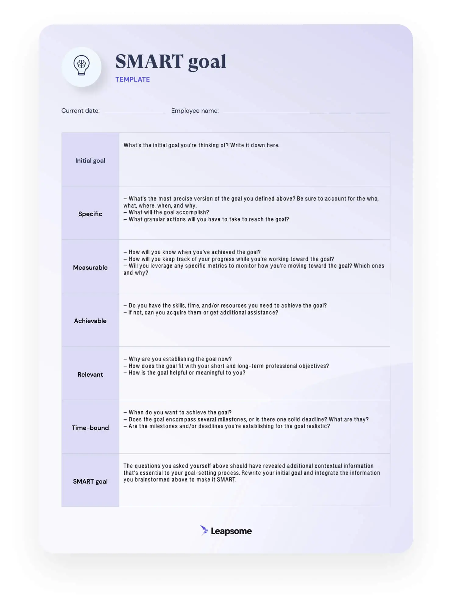 A Handy Guide to SMART Goals (Plus Examples & Free Template)